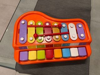 Xilófono Infantil Naranja con Teclado