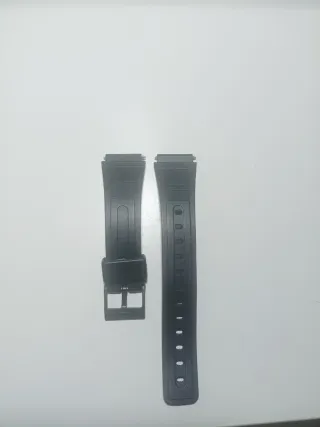 Correa de goma negra 18mm