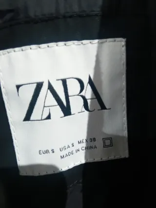 Cazadora juvenil Zara negra