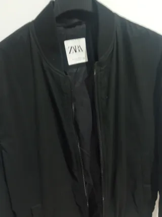 Cazadora juvenil Zara negra