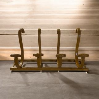 Perchero de madera rústico