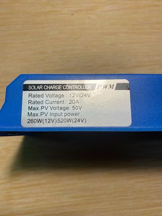 Controlador de Carga Solar USB