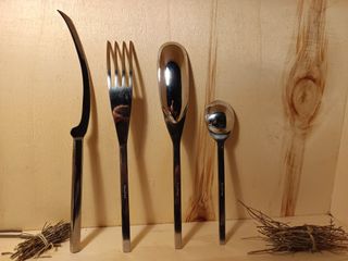 Cubertería Diseño Original Italiano Acero Inox