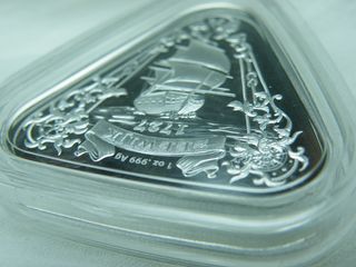 Moneda Onza Plata Zeewijk 1727. Ultima.