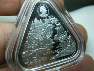 Moneda Onza Plata Zeewijk 1727. Ultima.