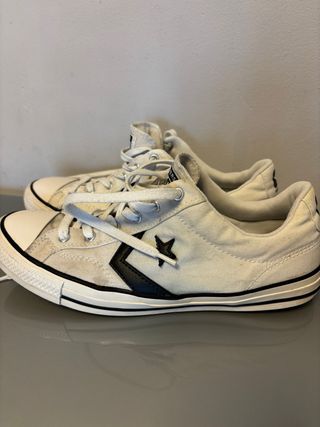 Zapatillas Converse Hombre Blancas y Negras