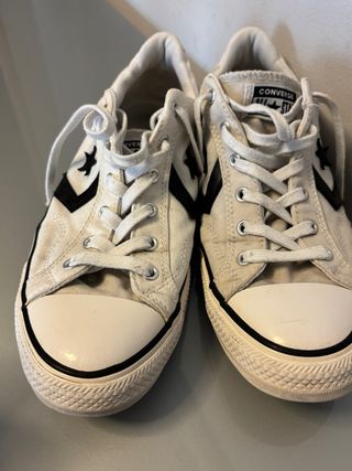 Zapatillas Converse Hombre Blancas y Negras