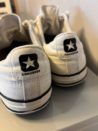 Zapatillas Converse Hombre Blancas y Negras