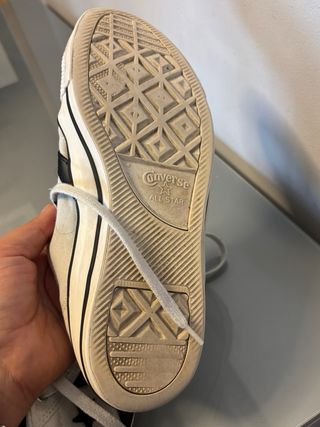 Zapatillas Converse Hombre Blancas y Negras