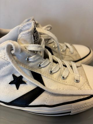 Zapatillas Converse Hombre Blancas y Negras