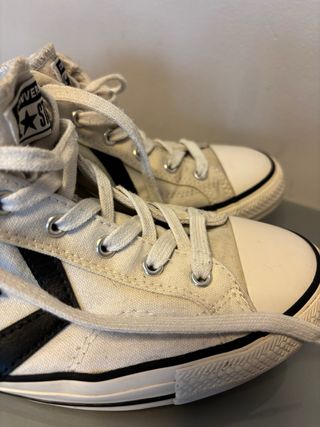 Zapatillas Converse Hombre Blancas y Negras