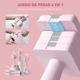 Mancuernas 10kg Mango Antideslizante