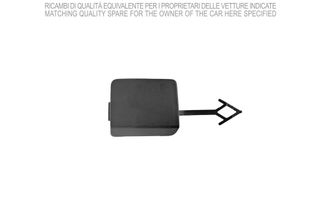 Tapa Gancho Paragolpes Delantero Imprimado para Dacia LOGAN 2021 y SANDERO 2021