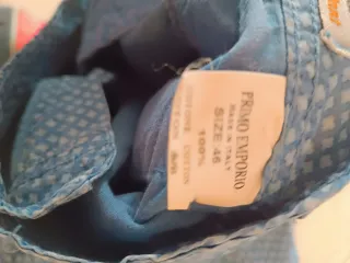 Pantaloncini uomo blu e fantasia