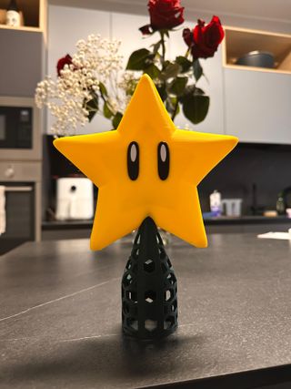 Puntale Albero Natale Stella Super Mario