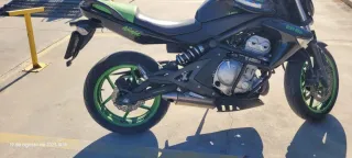 Kawasaki ER6N 650cc Negra y Verde