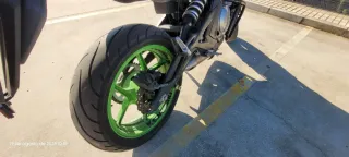 Kawasaki ER6N 650cc Negra y Verde