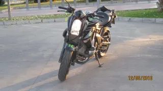 Kawasaki ER6N 650cc Negra y Verde