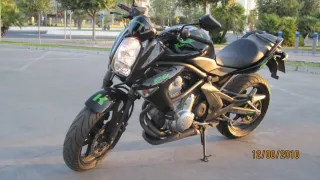 Kawasaki ER6N 650cc Negra y Verde