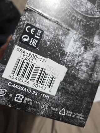 Reloj Casio G-Shock GBA-900-1AER Negro