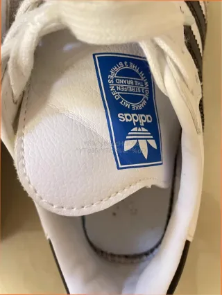 Adidas Samba OG Talla 44 Gris/Blanco