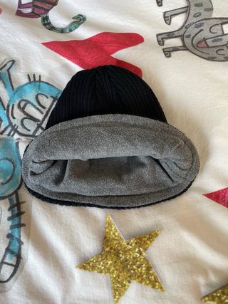 Berretto lana e pile ragazzo