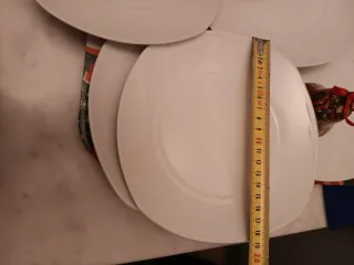 Piatti da dessert bianchi