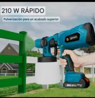 Pistola Pintura Spray 1000ML (2 Baterías)