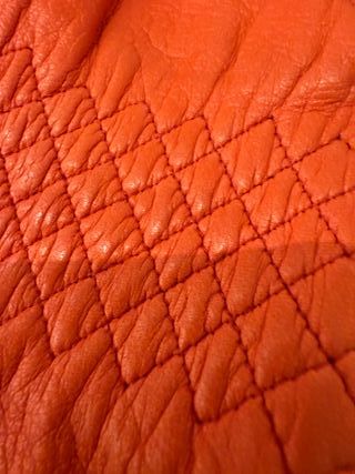 Guantes Moschino Naranja Talla 7,5