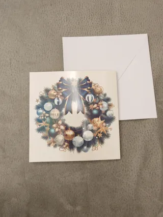 Biglietto di auguri fatto a mano - tecnica diamond