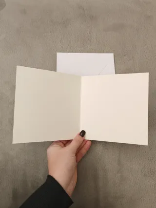 Biglietto di auguri fatto a mano - tecnica diamond