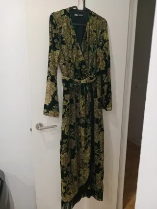 Vestido Zara MIDI estampado