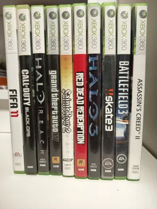 Lote 10 Juegos Xbox 360