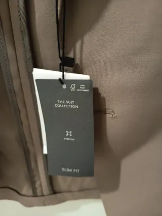 Americana Mango Marrón Hombre talla 48