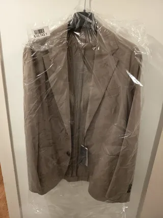 Americana Mango Marrón Hombre talla 48