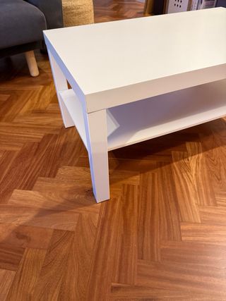 Mesa auxiliar Ikea Lack blanca