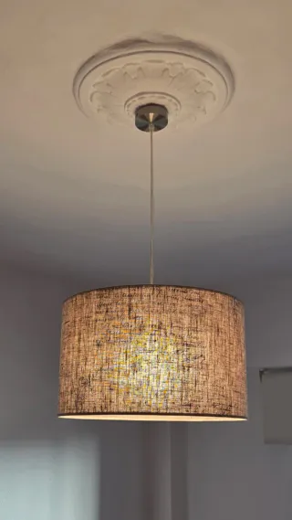 Lámpara de techo tela diseño francés