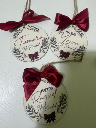 3 palla Legno Personalizzata con Nome