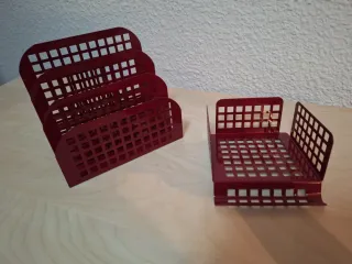 Organizador de escritorio retro