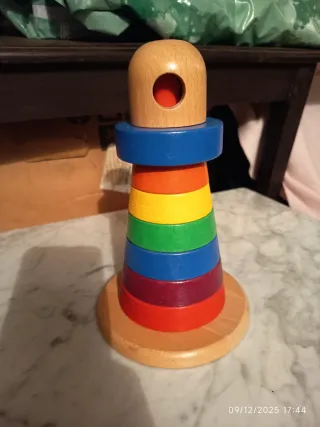 Juego de apilar aros para bebés