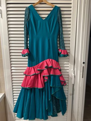 Vestido Flamenca Talla M - 40