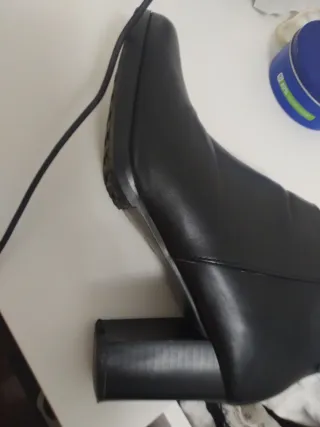 Zapatos tacón ancho talla 38