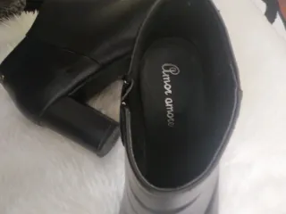 Zapatos tacón ancho talla 38