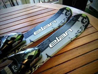 Snowblades 120 cm. Sci corti. Big Foot.