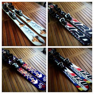 Snowblades 120 cm. Sci corti. Big Foot.