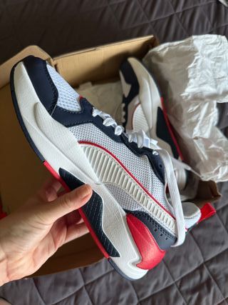 Zapatillas Puma X-Ray Talla 37.5 Azul Blanco Rojo