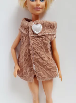 mantella in lana Barbie