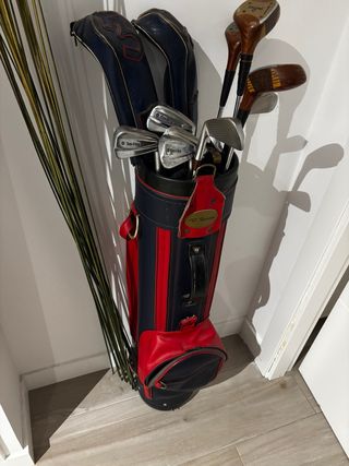 Bolsa de palos de golf vintage