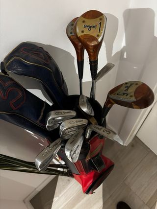 Bolsa de palos de golf vintage
