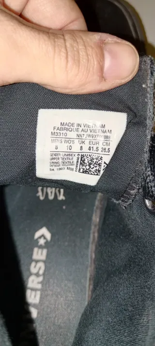 Zapatillas Converse All Star Negras